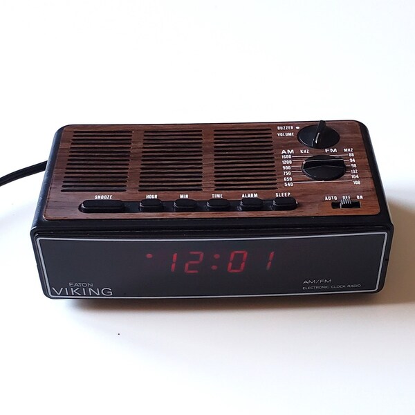 Vikings Alarm Clock Etsy