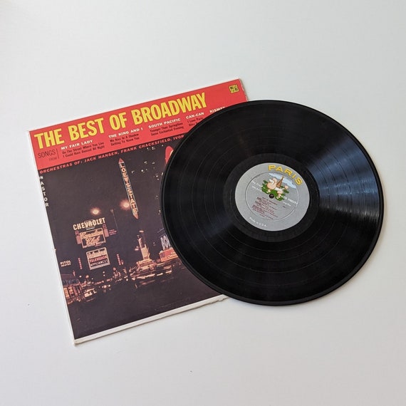 1957 Best of Broadway Vinyl Record / Broadway Vinyl / Vintage