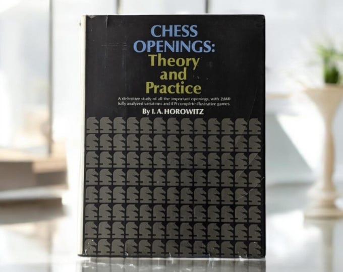 Vintage 1960s Chess Book: Chess Openings, Theory and Practice by I. A ...