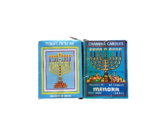 2 boxes of Vintage Chanuka Candles / Vintage Candles / Vintage Chanuka / Candles