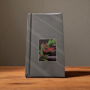 1980s Vintage Photo Album: Grey 5x7 Photograph Storage