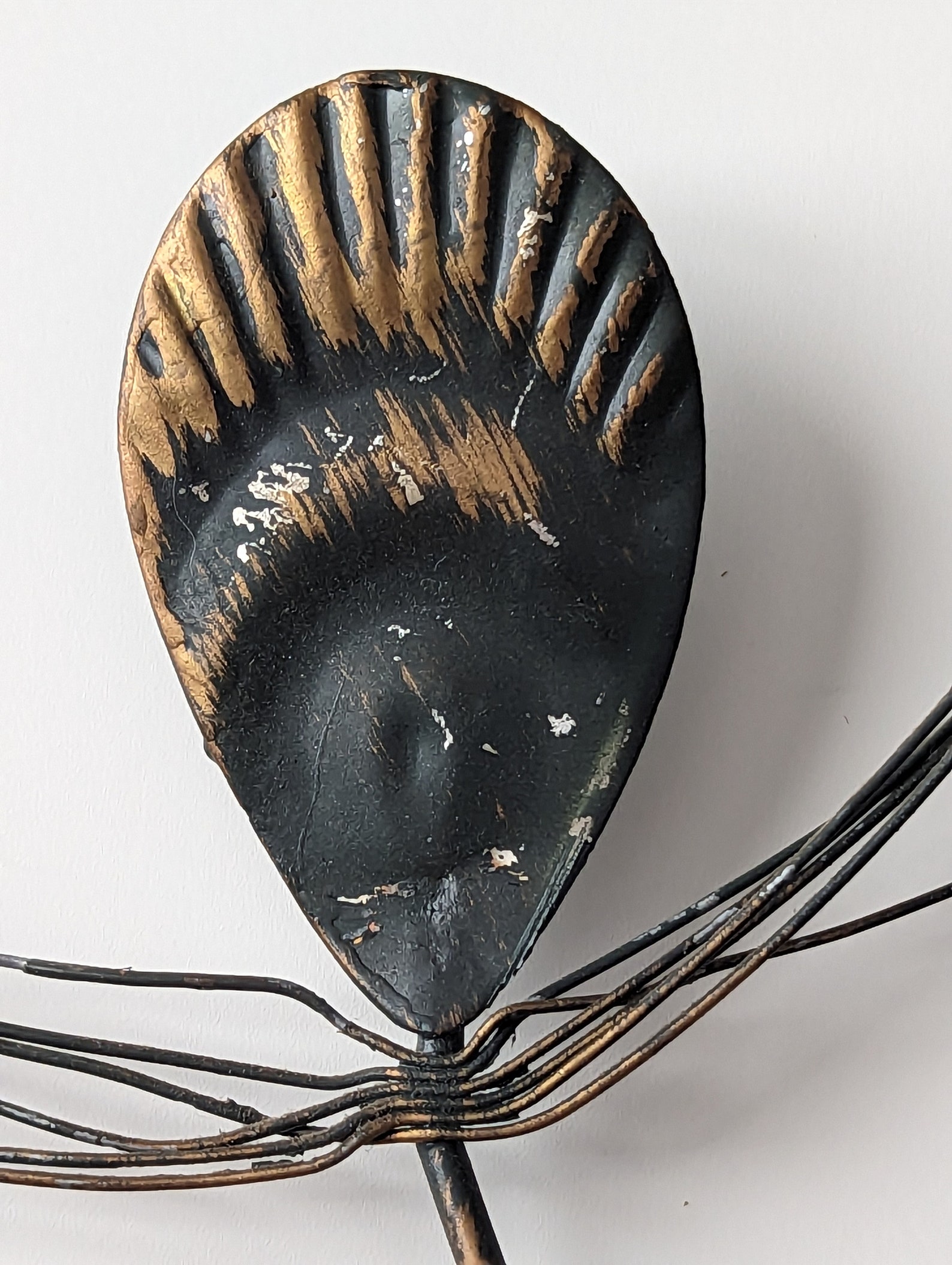 MCM Peacock Wall Hangings / Metal Painted Wall Hangings Etsy Canada