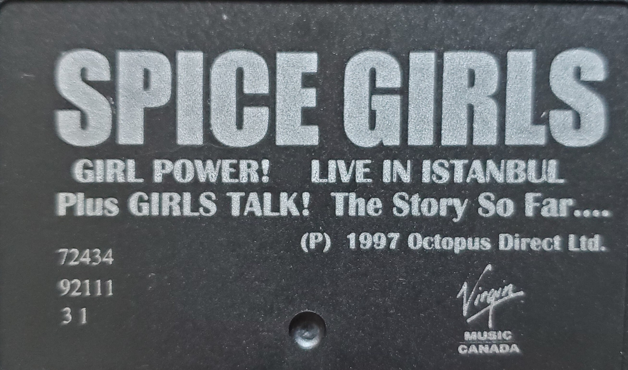 1997 Spice Girls Live in Istanbul VHS / Spice Girls / Girl
