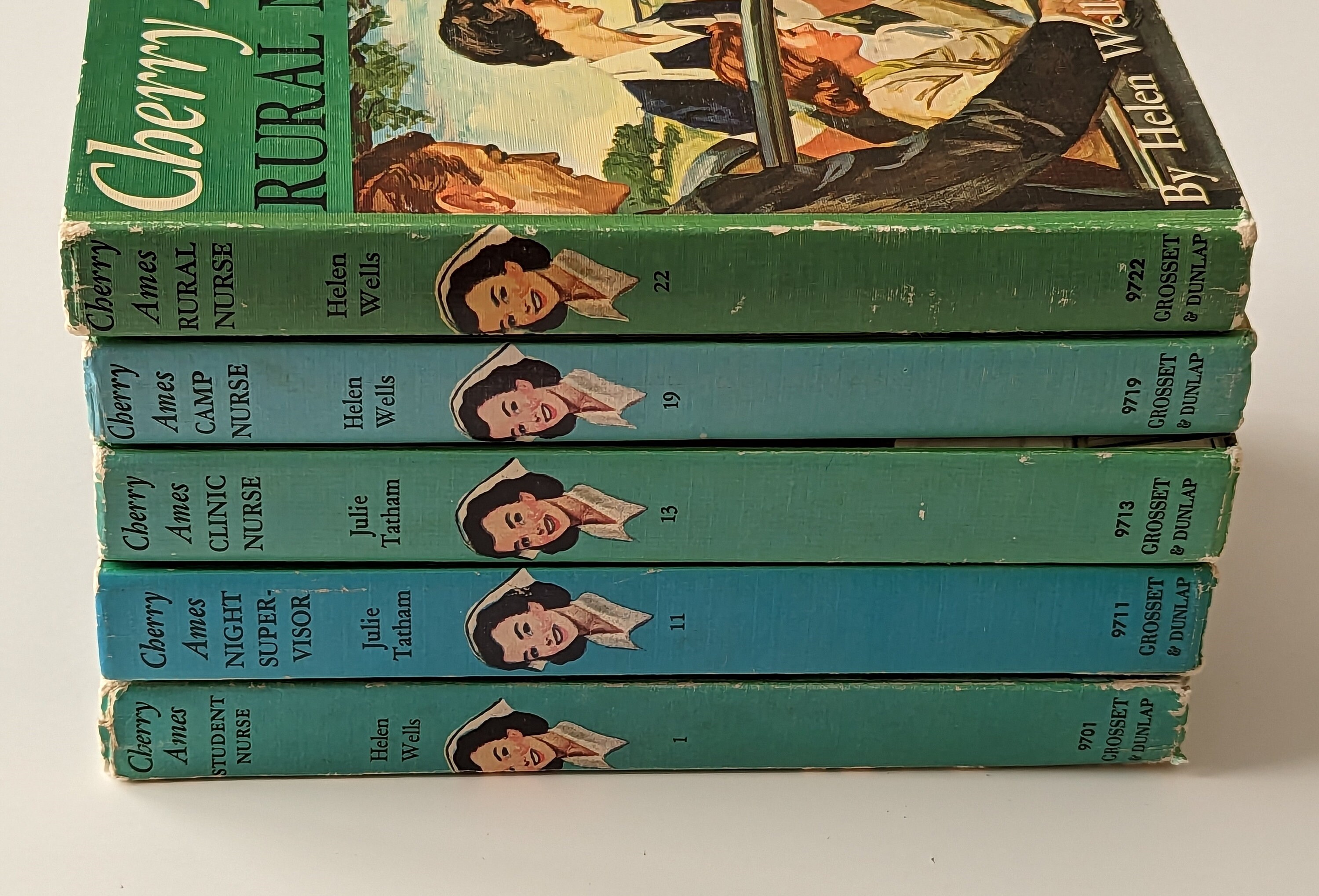 Cherry Ames Books / Set of 5 / Vintage Nurse / 1940s Etsy