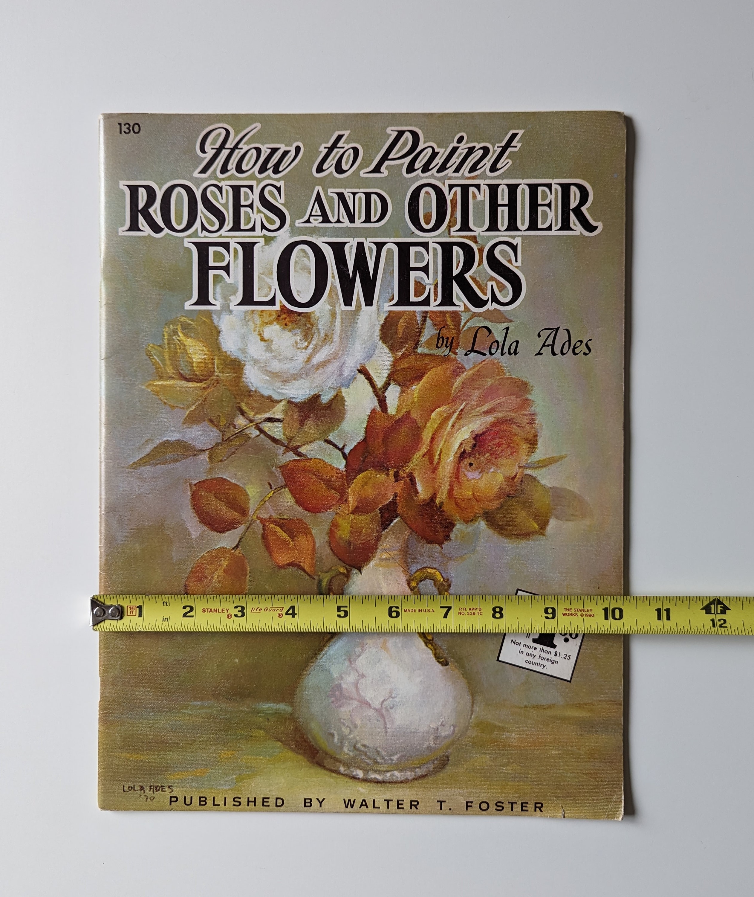 Vintage How to Paint Roses and Other Flowers Art Book / Lola Etsy