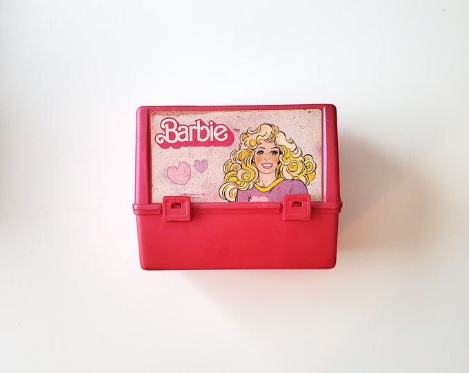 1989 Barbie Lunchbox Made by Thermos thermos Not Included / Vintage Barbie Lunch Box - Etsy