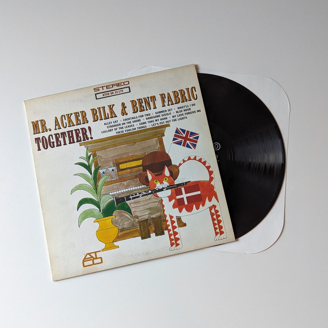 1965 Mr. Acker Bilk and Bent Fabric Together Vinyl Record / 1960s Jazz
