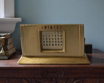 Vintage 50 Year Calendar / Desk Calendar / 1990 Replica of a
