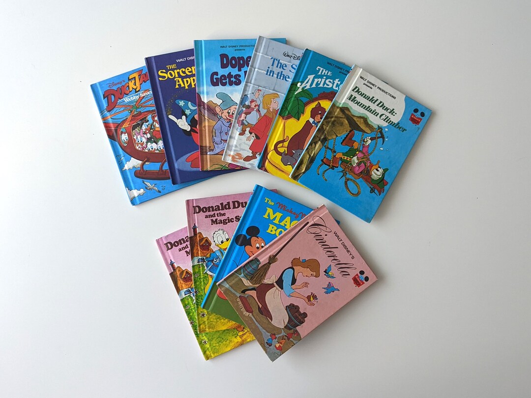 Choose One Vintage Disney Children's Books circa 1970's 1980's