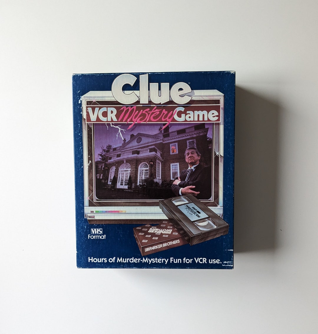 1985 VCR Clue / Vintage Clue Mystery Game / Vintage Board Etsy