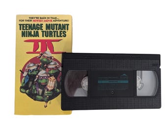 Teenage Mutant Ninja Turtles 3 VHS - Etsy
