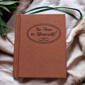 1998 Mini &#39;Be true to yourself&#39;   / Vintage / Books / 1990s small book