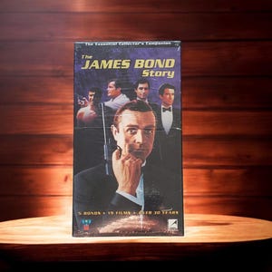 The James Bond Story / VHS / Factory Sealed / Collectors Companion / VHS / Tapes / James Bond / Vintage James Bond / James Bond Movies