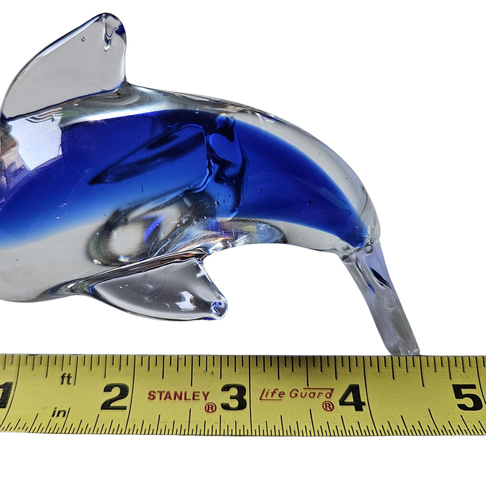 新品❣️美しい青CRYSTAL DARQUES DAUPHIN  新品❣️美しい青CRYSTAL DARQUES DAUPHIN BOUTIQUE CRISTAL D