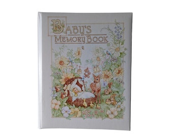 Baby's Geheugenboek / Vintage keurmerk Babyboek / babycadeau / Babyshowercadeau