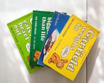 1980's Vintage Garfield books (set of 4) / Vintage Books / Garfield books / Children's books