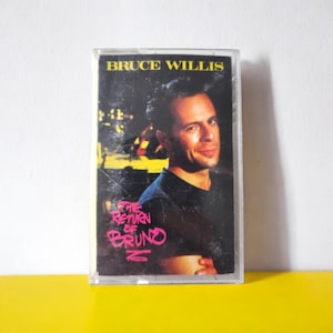1987 Bruce Willis &quot;The Return of Bruno&quot; Cassette Tape / Vintage Tapes / Cassette / 80s tapes
