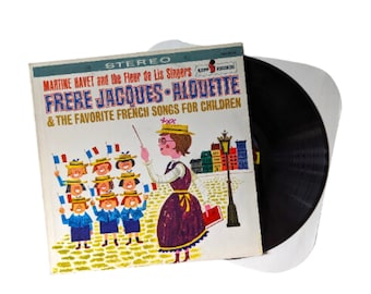 Vinyl Record Frere Jacuques / Alouette / Vintage Records / French records / French Vinyl