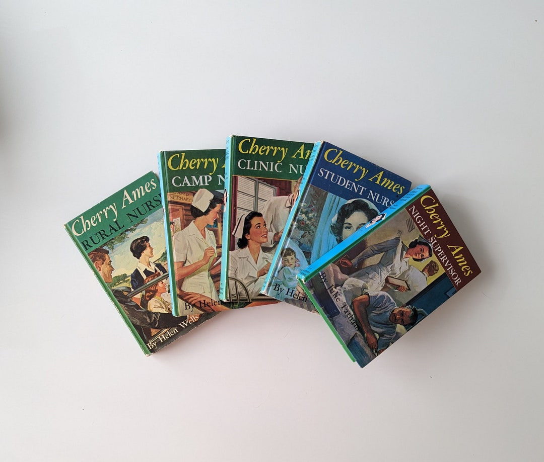 Cherry Ames Books / Set of 5 / Vintage Nurse / 1940s Etsy