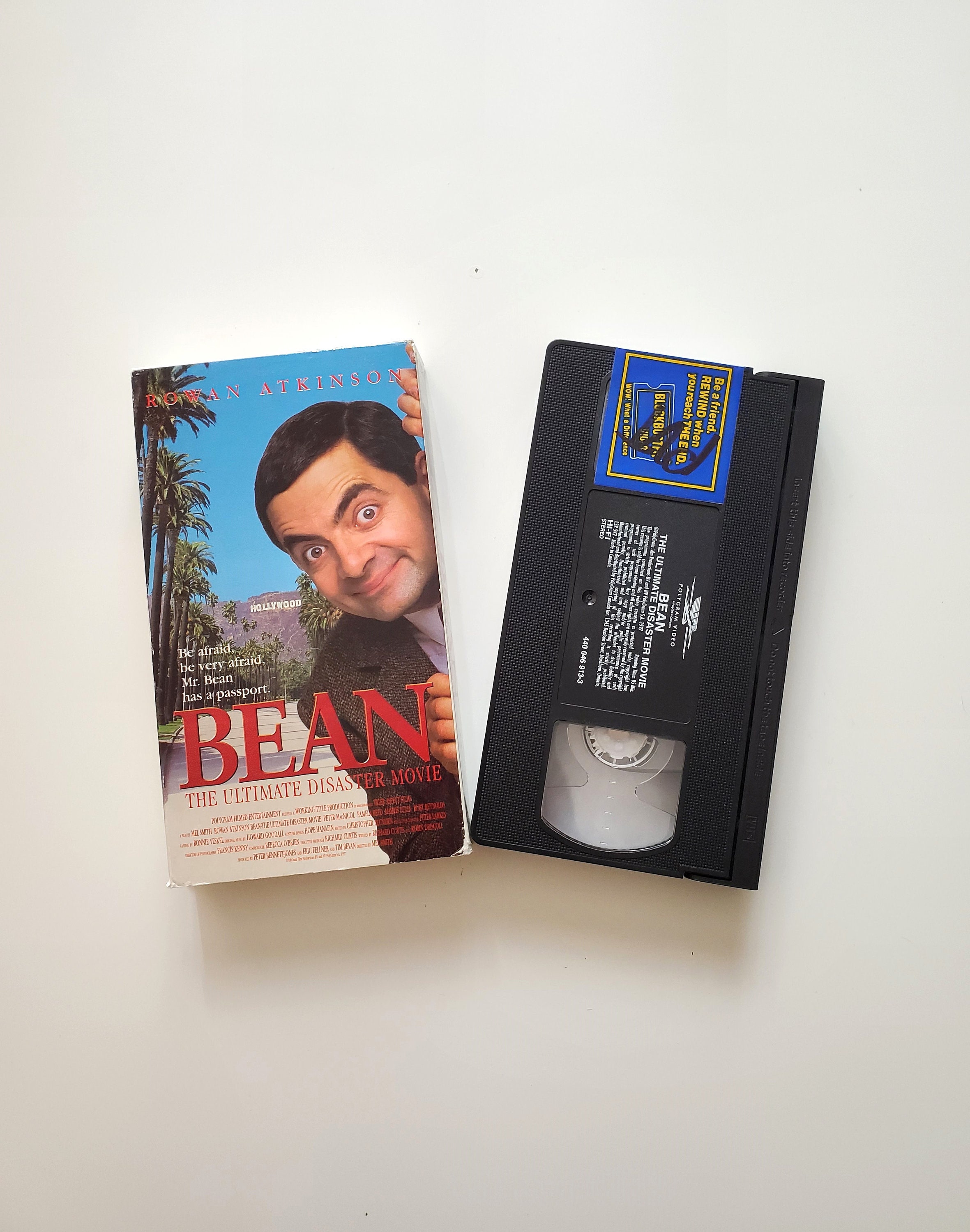 1997 Bean the Ultimate Disaster Movie VHS Mr Bean Vintage VHS