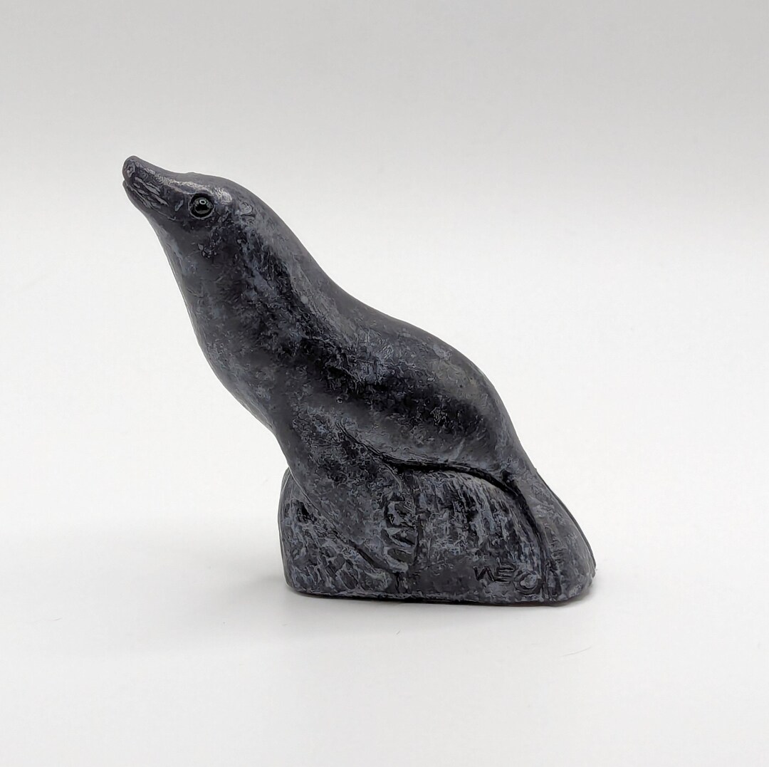 A Wolf Original Seal Figurine / Made in Canada / Seal Figure / Animals ...