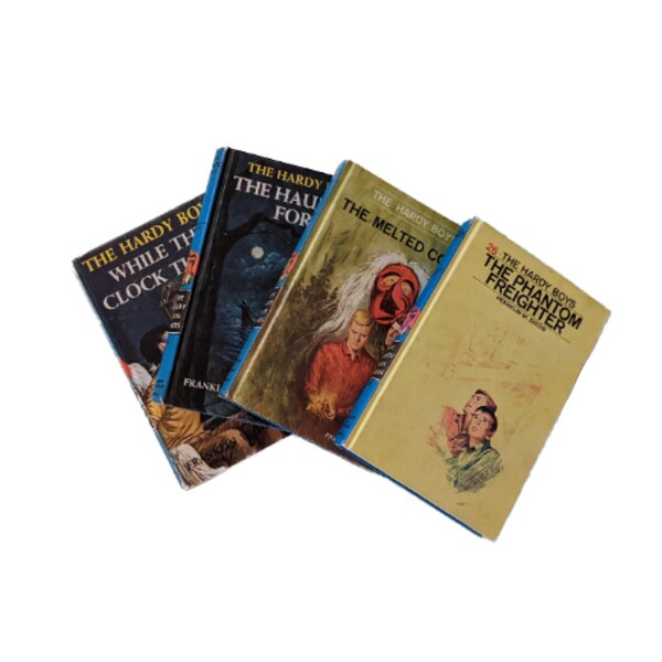 Set von (4) 'The Hardy Boys' Bücher / Vintage Bücher / Hardy Boys / Bücherset