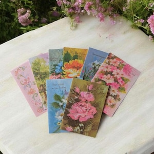 Cartes toutes occasions des années 1970 « Bonheur » fabriquées au Canada / cartes vintage / cartes de remerciement avec enveloppes boîte d'origine, 15 cartes
