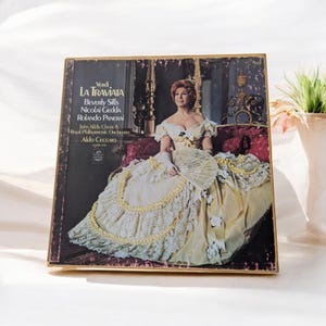 1972 Verdi: La Traviata Vinyl / 3 Vinyl Set / Angel Records / Classical music Opera / Vintage records
