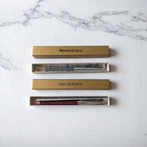 Lot de (2) stylos Shaeffer vintage / (vide) Veuillez lire la description / Stylo plume vintage