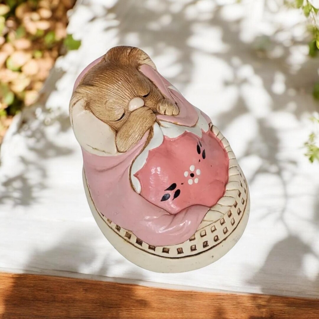 Pendelfin Rabbit Figurine 'poppit' Rabbit / Nursery / Décor / Vintage ...