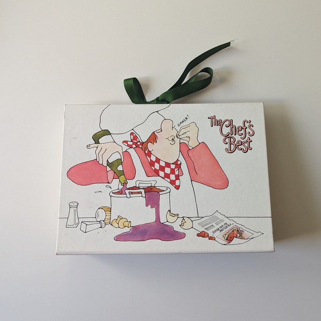 1982 Vintage Recipe Box / Hallmark / 1980s / Made in USA / Etsy