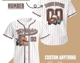 Personalized Tow Mater Shirt, Disney Cars Jersey, Disney Pixar Jersey, Tow Mater Jersey, Cars Birthday Shirt, Disney Family Trip 2026 Shirts