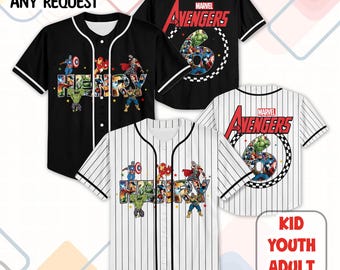 Avengers Birthday Jersey, Superhero Birthday Boy Jersey, Personalized Birthday Party Tee, Birthday Boy Shirt, Marvel Themed Birthday Jersey