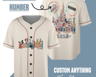 Custom Disneyland The Original Shirt,Mickey Disney Jersey,Mickey and Friends Jersey, Disneyland Shirt Disney Family Jersey, Disney Girl Trip