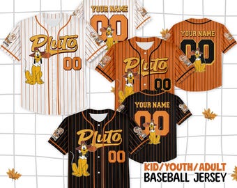 Camiseta de béisbol personalizada de Mickey y sus amigos de Magic Kingdom para otoño y Acción de Gracias, camiseta personalizada de Disney para otoño, calabaza a juego para la familia de Disneyland