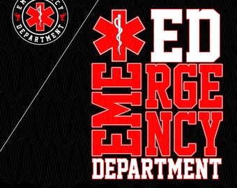 Emergency Department Nurse PNG, ED RN Design (Digital Download)