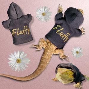Personalized Zip-up Hoodie For Bearded Dragons!