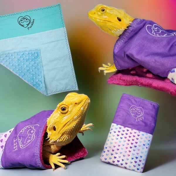 Personalized Bearded Dragon Blanket Etsy