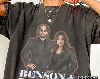 Camiseta del equipo de amistad de Jalen Brunson y Olivia Benson en cinco colores