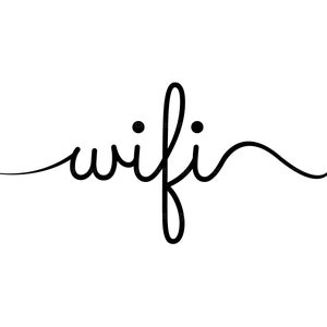 Wifi Svg | Wifi Sign Svg | Wifi Text Svg | Wifi  Cut File
