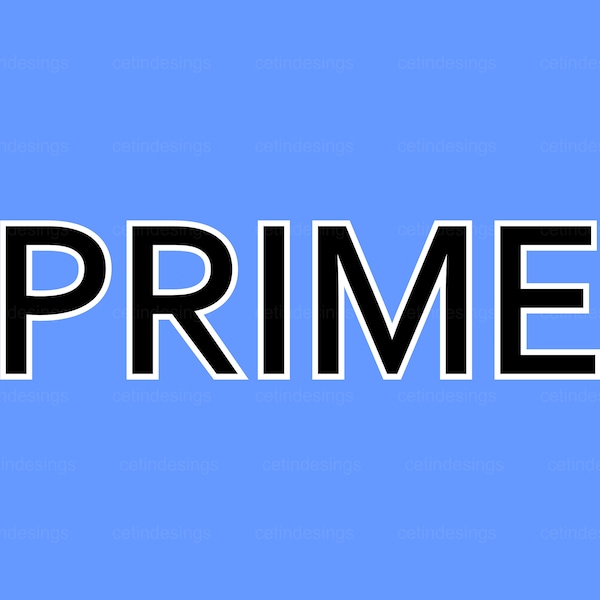 Prime Svg, Prime Png, Prime Layered Cut File