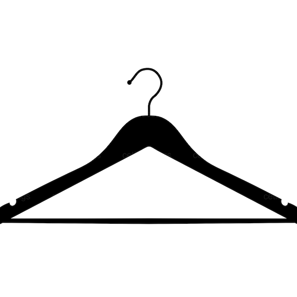 Clothes Hanger Svg, Coat Hanger Svg, Clothes Hanger Cut File, Clothes Hanger Png