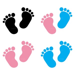 Baby Footprint svg,Baby feet svg,Instant Download,SVG, PNG, EPS, dxf, jpg digital download