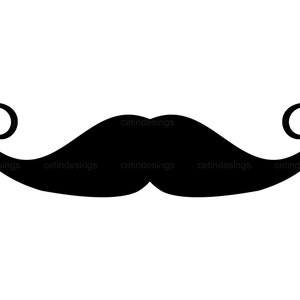 Mustache SVG File, Digital Download, Cut File, Cricut, Instant Download, Digital Download, Printable, Svg File, Svg File, svg