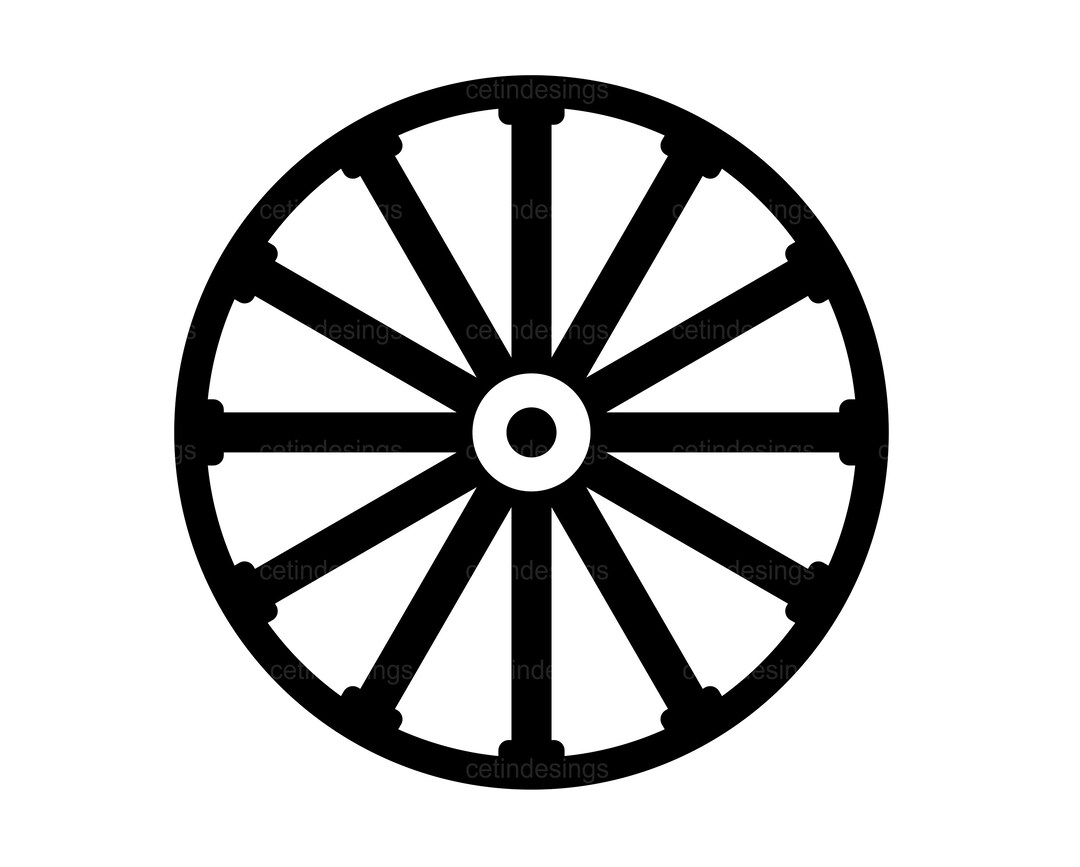 Wagon Wheel Svg Wagon Wheel Cricut Cut File Wagon Wheel Png Etsy