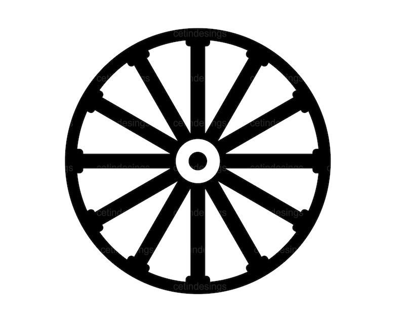 Wagon Wheel Svg Wagon Wheel Cricut Cut File Wagon Wheel Png - Etsy