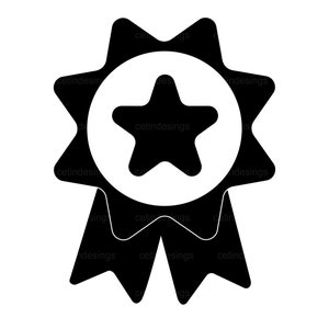Winner Medal Icon svg, png, jpg, eps, pdf, clipart, vector