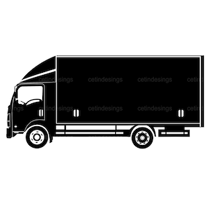 Delivery Truck SVG - Cargo Truck SVG - Shipping SVG - Boxes Cargo Tractor Trailer - Moving Company Trucking Logo svg  Png