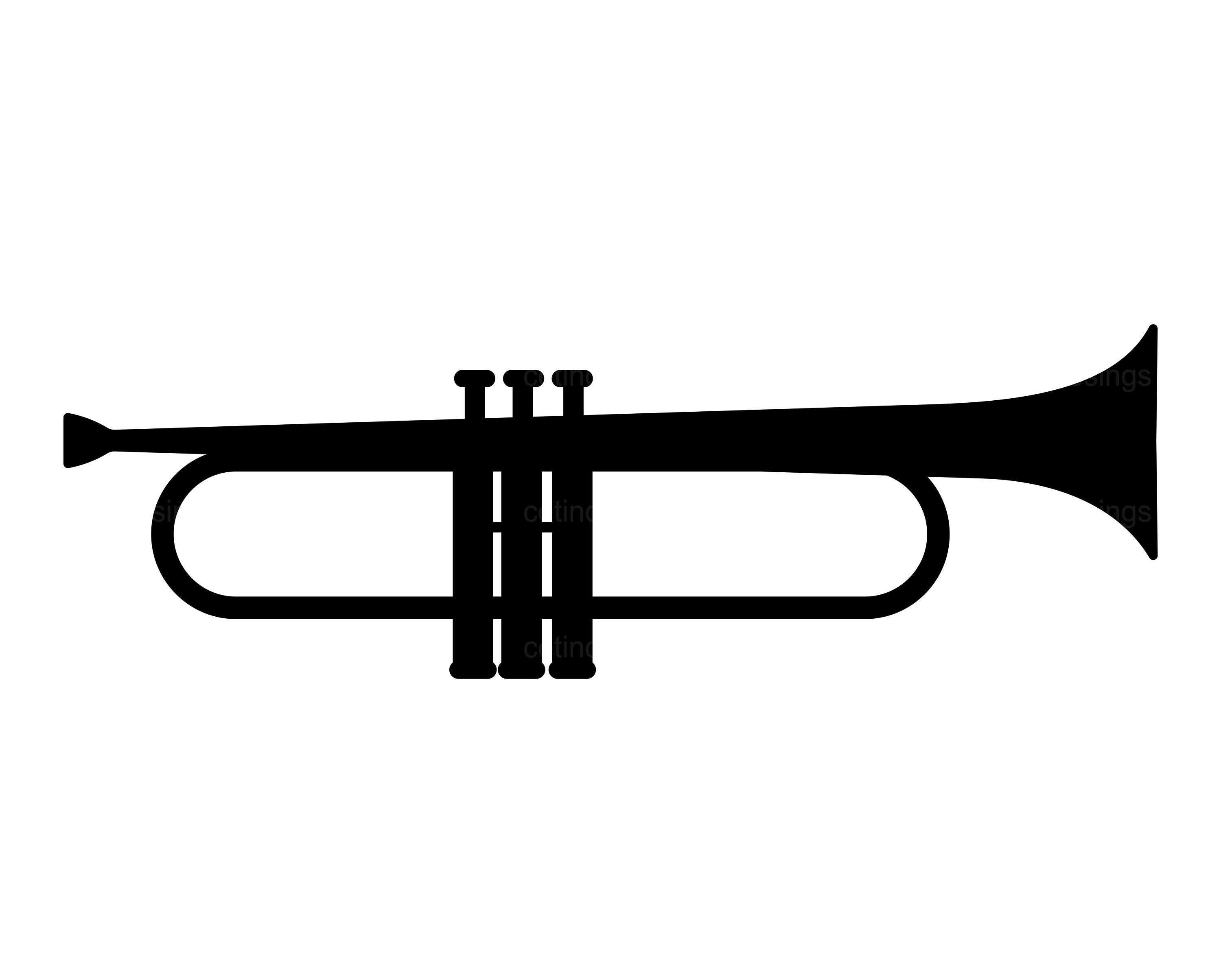 Trumpet icon svg, png, jpg, eps, pdf, clipart, vector