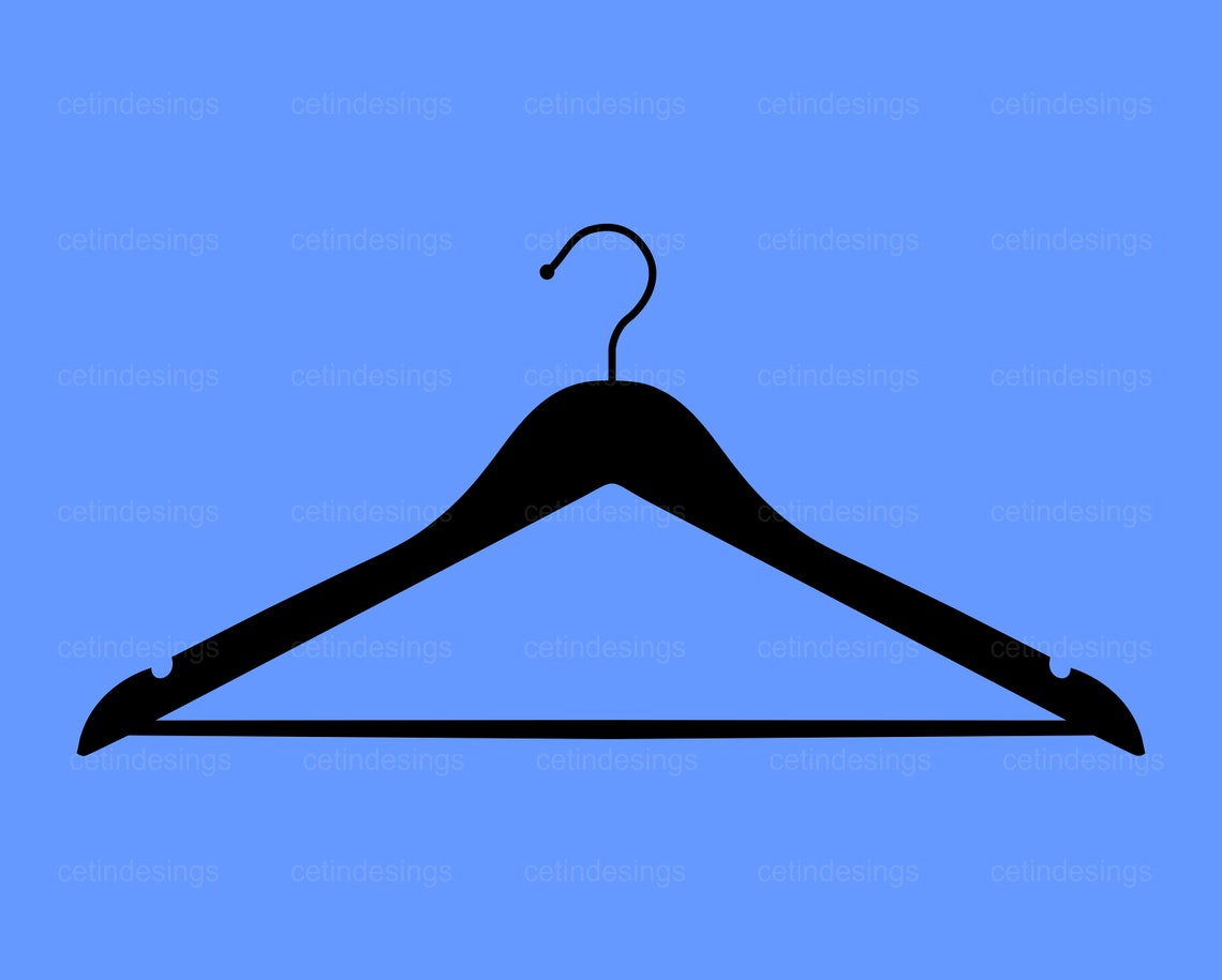 Clothes Hanger Svg Coat Hanger Svg Clothes Hanger Cut File Etsy